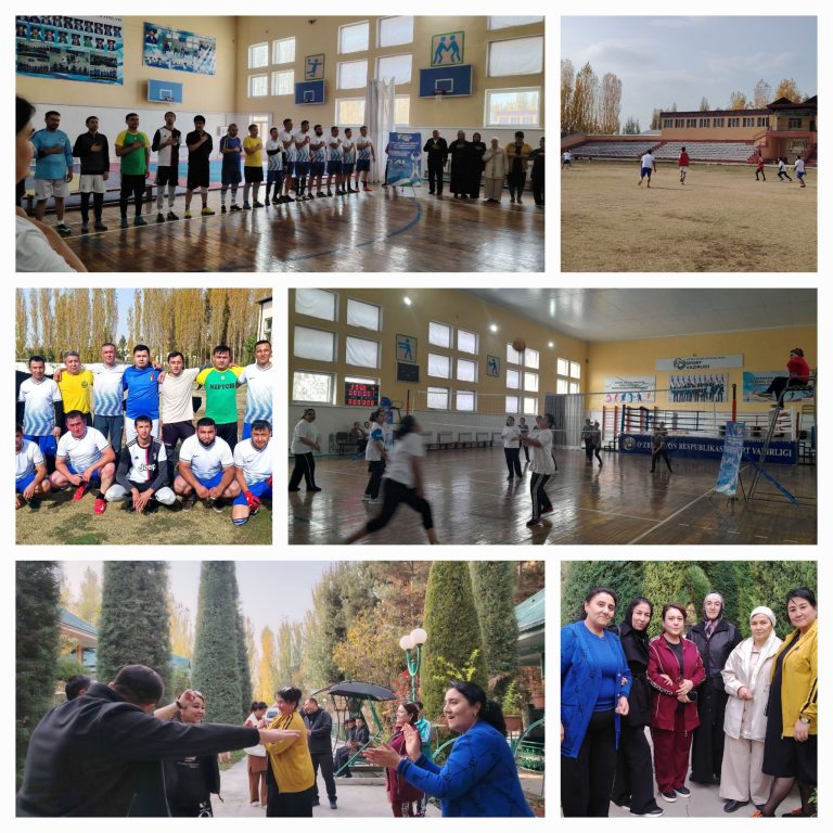 Қувасойлик ва Фарғона туманилик саломатлик тарғиботчилари спортда куч синашди